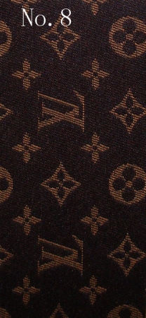 Black Louis Vuitton vinyl fabric for car interior