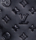 black lv fabric